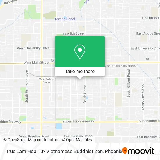 Trúc Lâm Hoa Từ- Vietnamese Buddhist Zen map