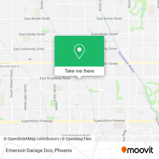 Emerson Garage Doo map