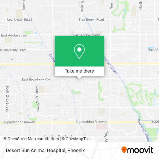 Mapa de Desert Sun Animal Hospital