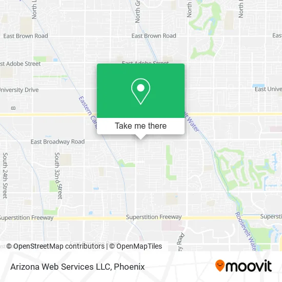 Arizona Web Services LLC map