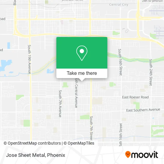 Jose Sheet Metal map