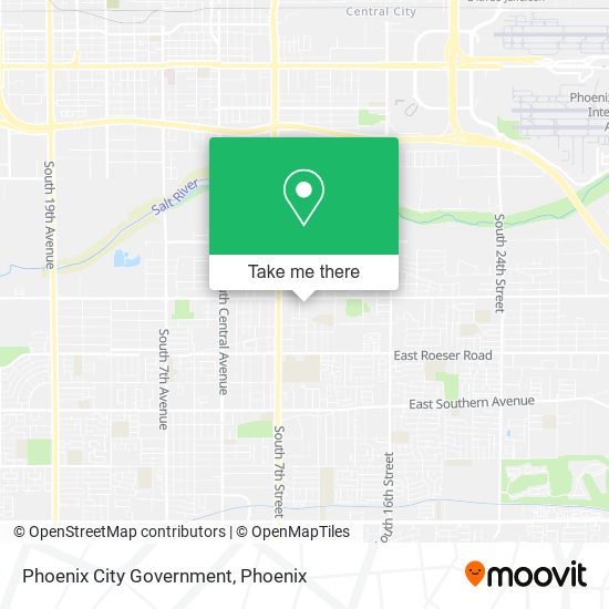 Mapa de Phoenix City Government