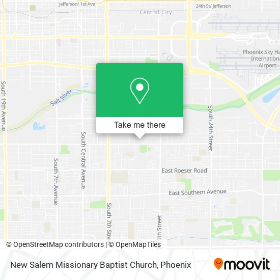 Mapa de New Salem Missionary Baptist Church