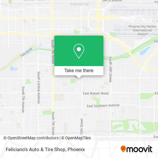 Feliciano's Auto & Tire Shop map