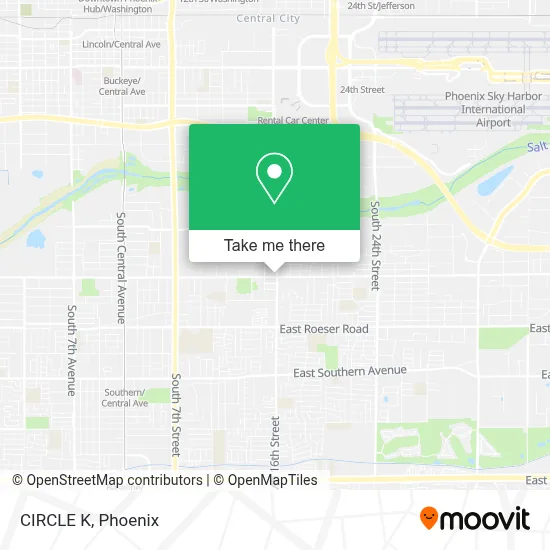 CIRCLE K map