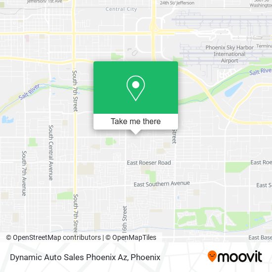 Dynamic Auto Sales Phoenix Az map