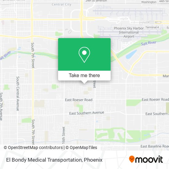 Mapa de El Bondy Medical Transportation