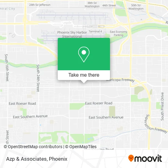 Mapa de Azp & Associates