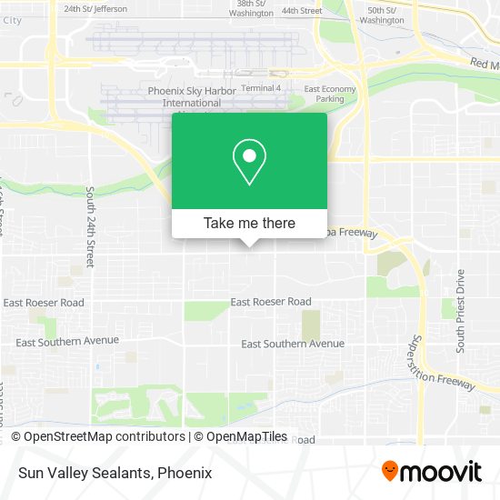 Mapa de Sun Valley Sealants