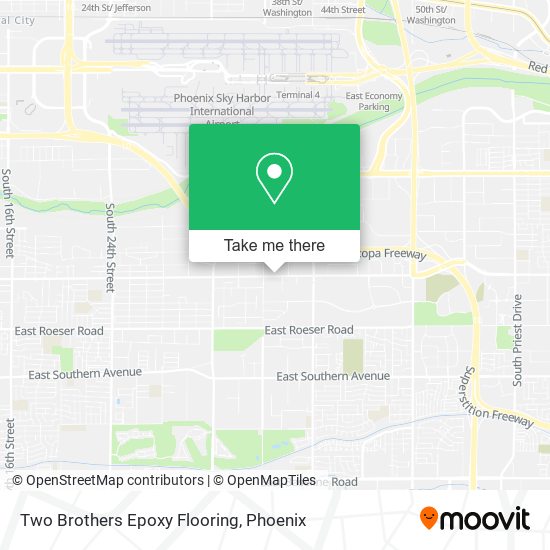 Mapa de Two Brothers Epoxy Flooring