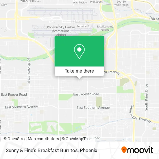 Sunny & Fine's Breakfast Burritos map