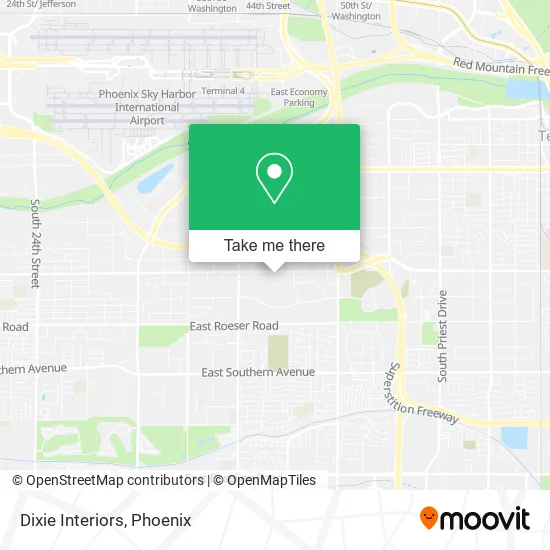 Dixie Interiors map