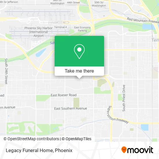 Legacy Funeral Home map
