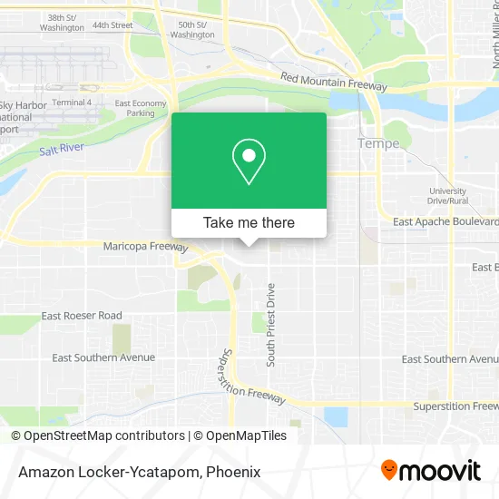 Amazon Locker-Ycatapom map
