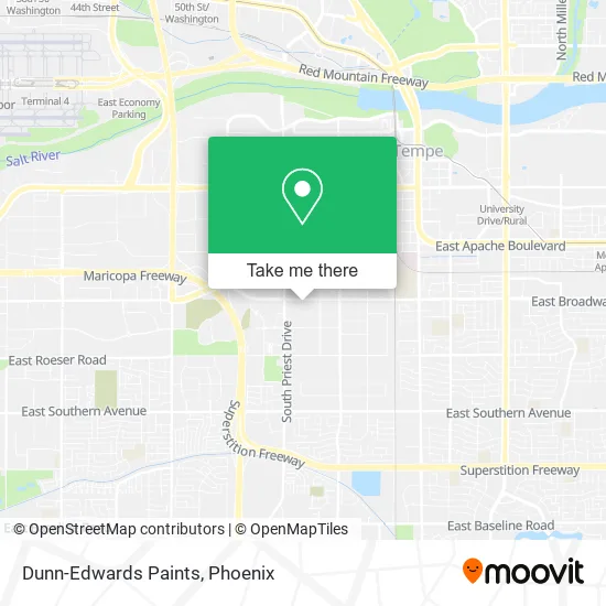 Dunn-Edwards Paints map