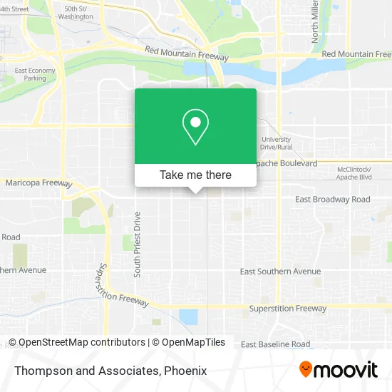 Thompson and Associates map