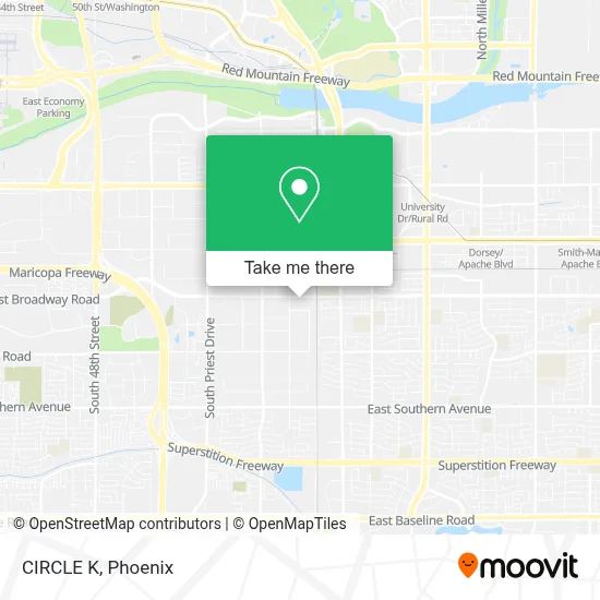 CIRCLE K map