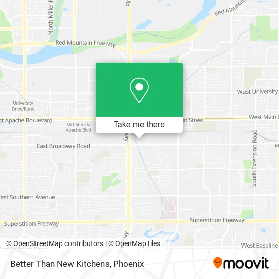 Better Than New Kitchens map