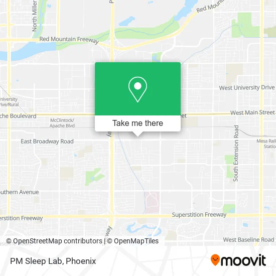 PM Sleep Lab map