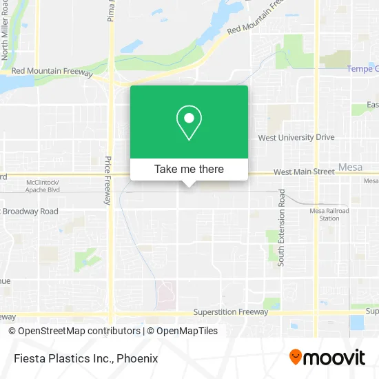Fiesta Plastics Inc. map