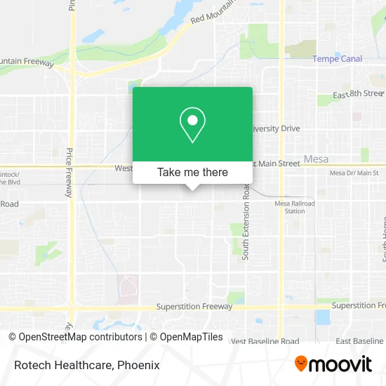 Rotech Healthcare map