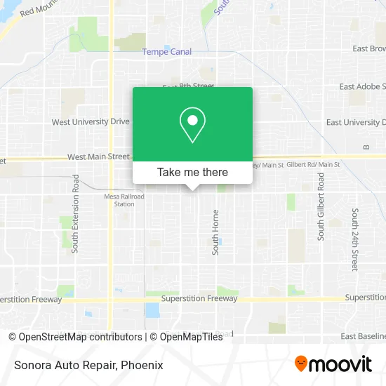 Sonora Auto Repair map
