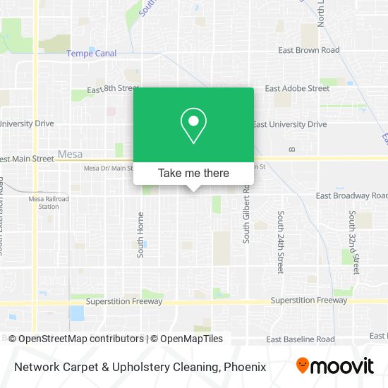 Network Carpet & Upholstery Cleaning map