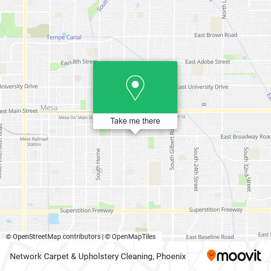 Network Carpet & Upholstery Cleaning map