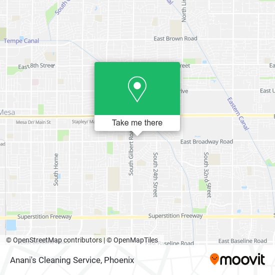 Mapa de Anani's Cleaning Service