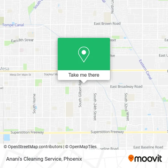 Anani's Cleaning Service map