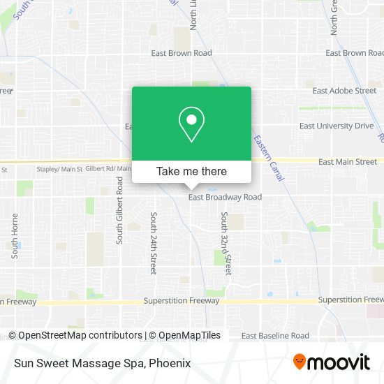 Sun Sweet Massage Spa map