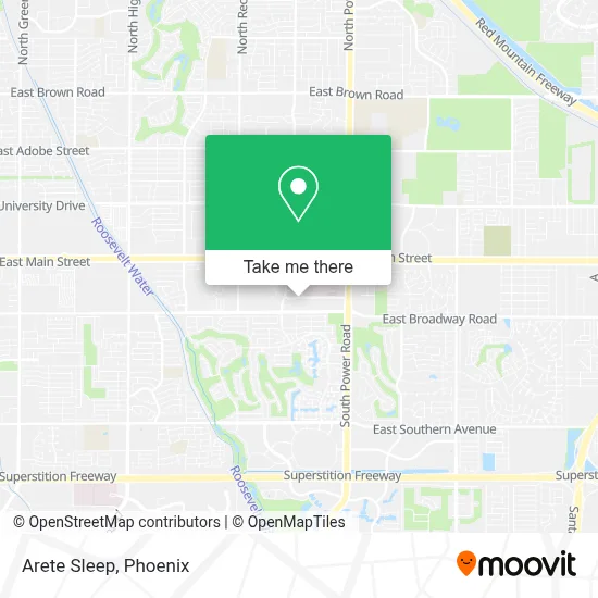 Arete Sleep map
