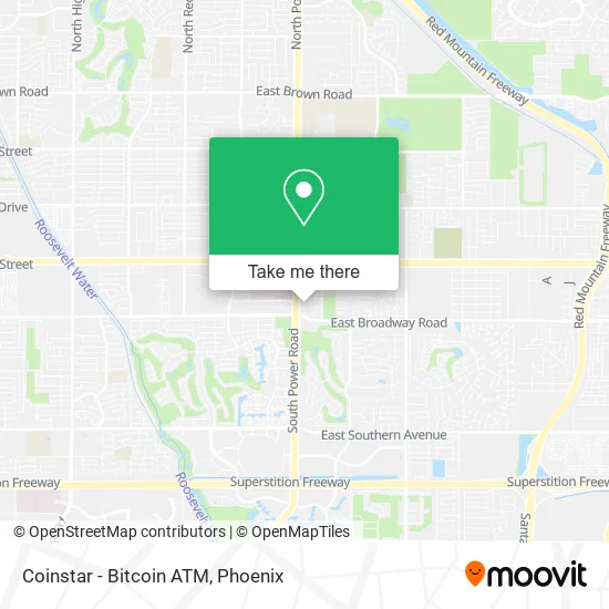 Coinstar - Bitcoin ATM map