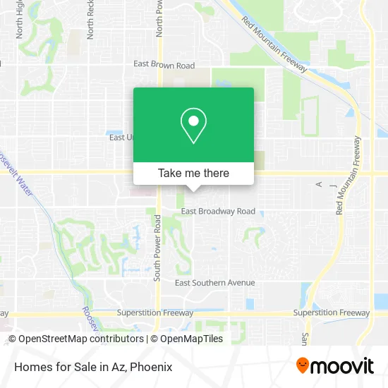 Homes for Sale in Az map