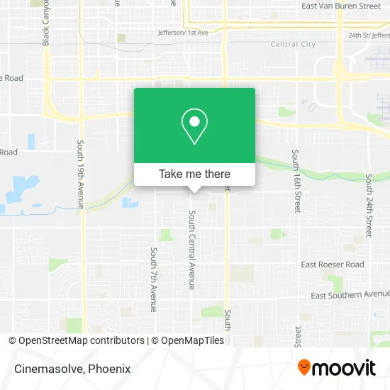 Cinemasolve map