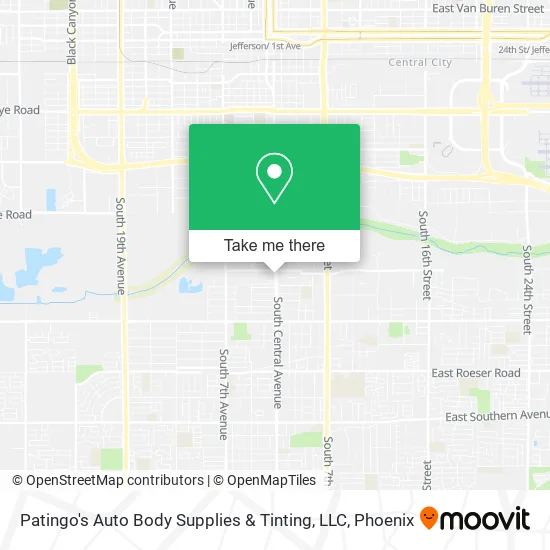 Patingo's Auto Body Supplies & Tinting, LLC map