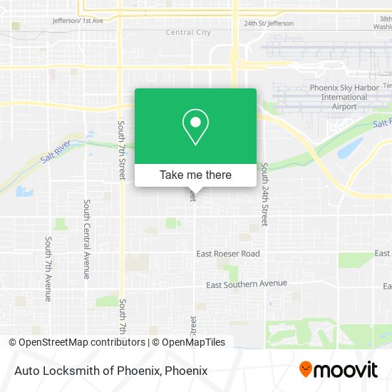 Mapa de Auto Locksmith of Phoenix