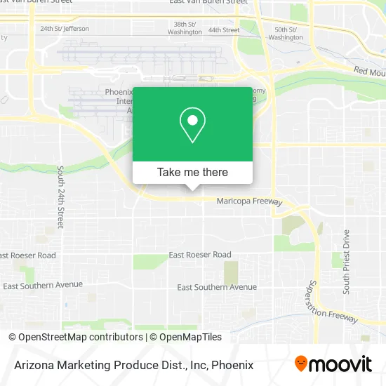 Arizona Marketing Produce Dist., Inc map