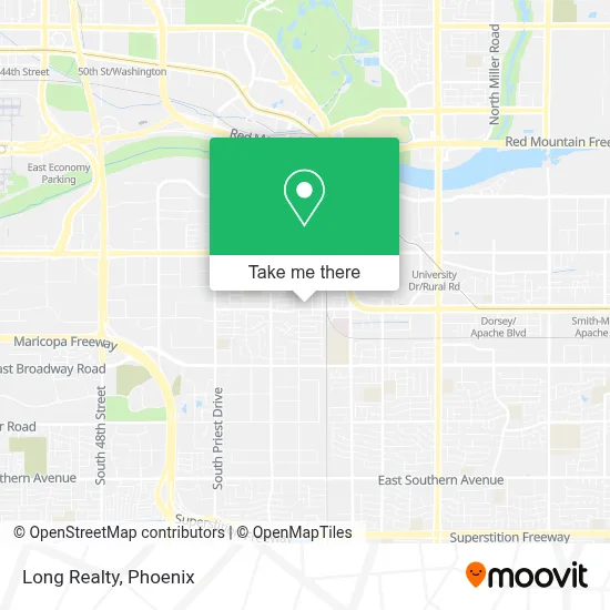 Long Realty map