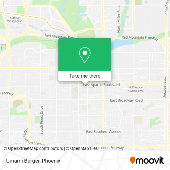 Umami Burger map