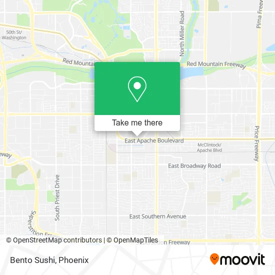Bento Sushi map