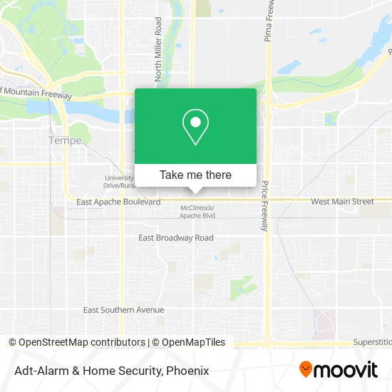 Mapa de Adt-Alarm & Home Security