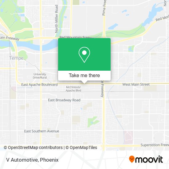 V Automotive map