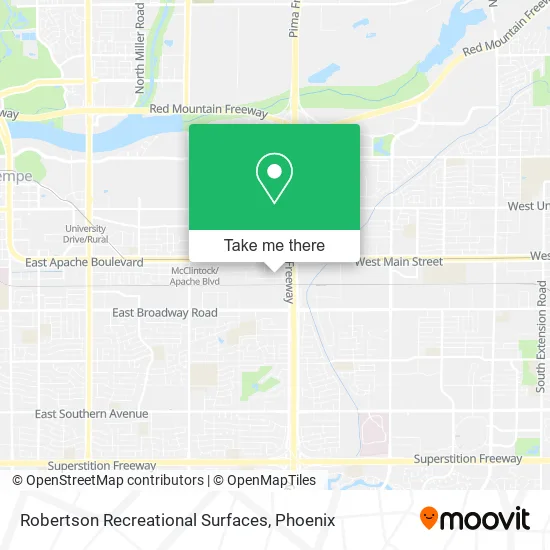 Robertson Recreational Surfaces map