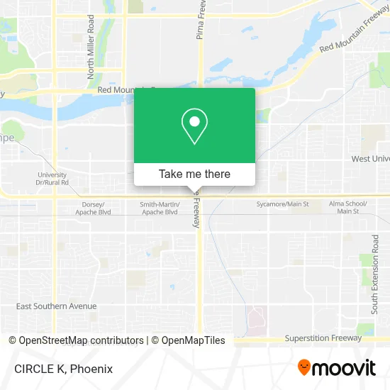 CIRCLE K map