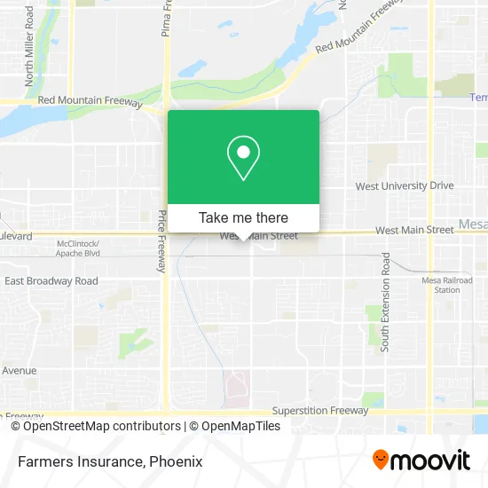 Farmers Insurance map