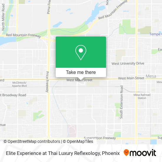 Elite Experience at Thai Luxury Reflexology map