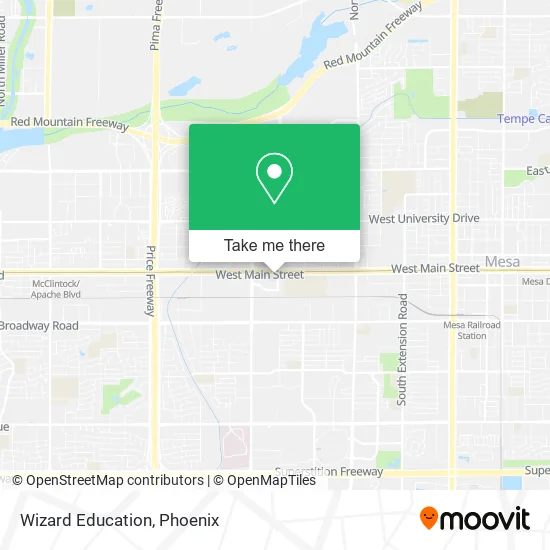 Wizard Education map