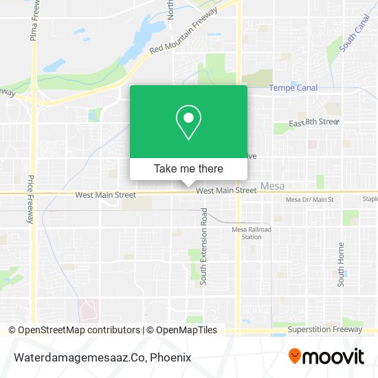 Waterdamagemesaaz.Co map