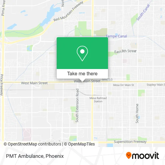 PMT Ambulance map